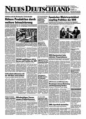 Neues Deutschland Online-Archiv vom 19.02.1987