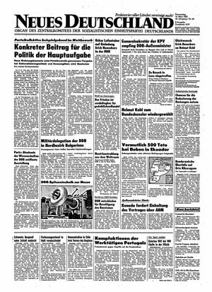 Neues Deutschland Online-Archiv vom 12.03.1987