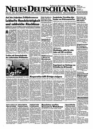 Neues Deutschland Online-Archiv vom 18.03.1987