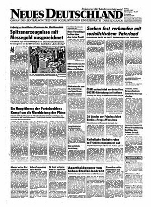 Neues Deutschland Online-Archiv vom 20.03.1987