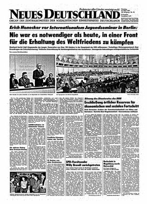 Neues Deutschland Online-Archiv vom 24.03.1987