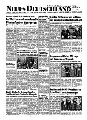 Neues Deutschland Online-Archiv vom 02.04.1987
