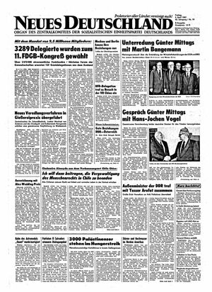 Neues Deutschland Online-Archiv vom 03.04.1987