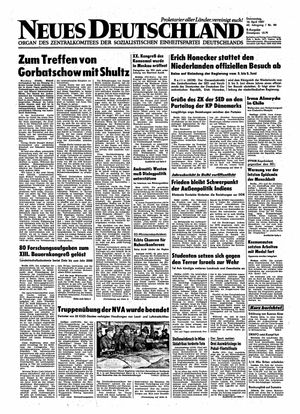 Neues Deutschland Online-Archiv vom 16.04.1987