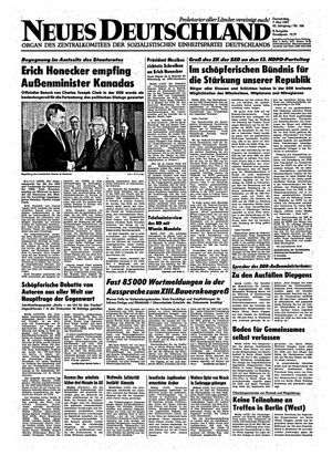 Neues Deutschland Online-Archiv vom 07.05.1987