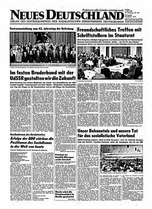 Neues Deutschland Online-Archiv vom 08.05.1987