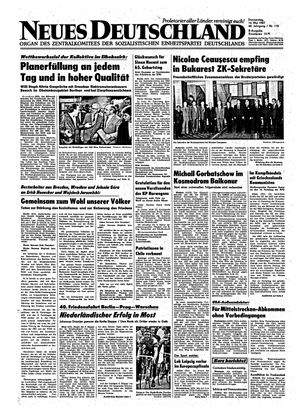 Neues Deutschland Online-Archiv vom 14.05.1987