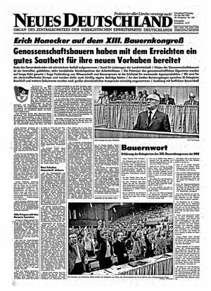 Neues Deutschland Online-Archiv vom 23.05.1987