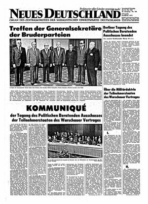 Neues Deutschland Online-Archiv vom 30.05.1987