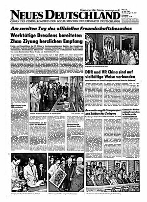 Neues Deutschland Online-Archiv vom 10.06.1987