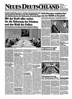Neues Deutschland Online-Archiv vom 18.06.1987