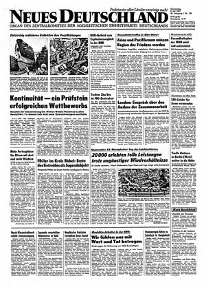 Neues Deutschland Online-Archiv vom 09.07.1987