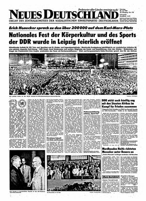 Neues Deutschland Online-Archiv vom 28.07.1987