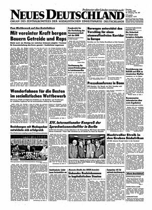 Neues Deutschland Online-Archiv vom 11.08.1987