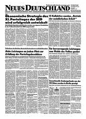 Neues Deutschland Online-Archiv vom 03.10.1987