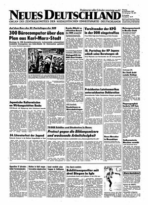 Neues Deutschland Online-Archiv vom 30.11.1987