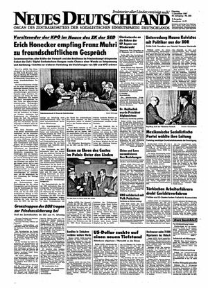 Neues Deutschland Online-Archiv vom 01.12.1987