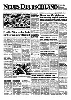Neues Deutschland Online-Archiv vom 15.12.1987