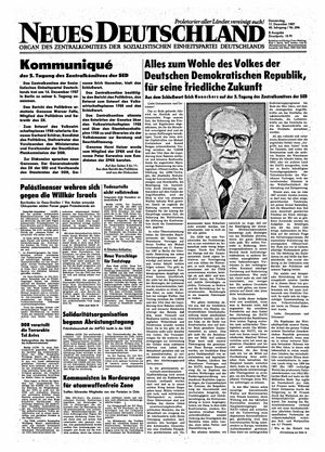 Neues Deutschland Online-Archiv vom 17.12.1987
