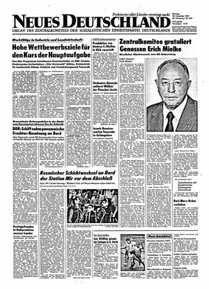 Neues Deutschland Online-Archiv vom 28.12.1987
