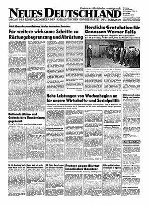Neues Deutschland Online-Archiv vom 05.01.1988