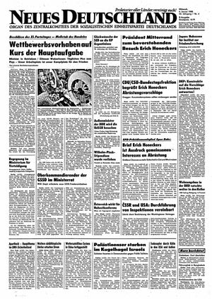 Neues Deutschland Online-Archiv vom 06.01.1988