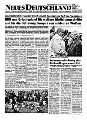 Neues Deutschland Online-Archiv vom 25.01.1988