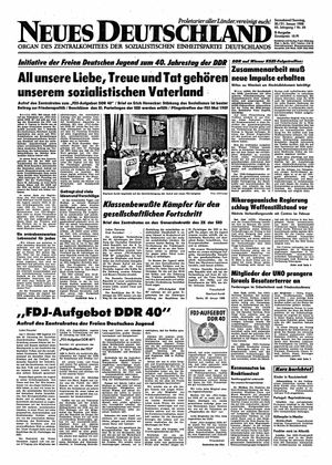 Neues Deutschland Online-Archiv vom 30.01.1988