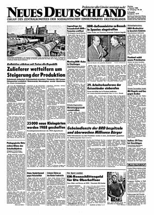 Neues Deutschland Online-Archiv on Feb 1, 1988