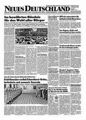 Neues Deutschland Online-Archiv vom 27.02.1988