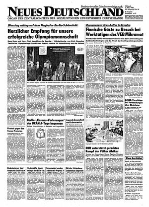 Neues Deutschland Online-Archiv vom 02.03.1988