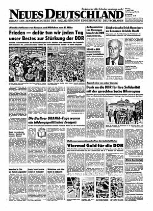 Neues Deutschland Online-Archiv vom 07.03.1988