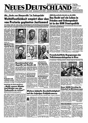 Neues Deutschland Online-Archiv vom 17.03.1988