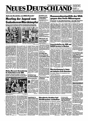 Neues Deutschland Online-Archiv vom 19.03.1988