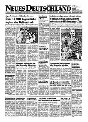 Neues Deutschland Online-Archiv vom 28.03.1988