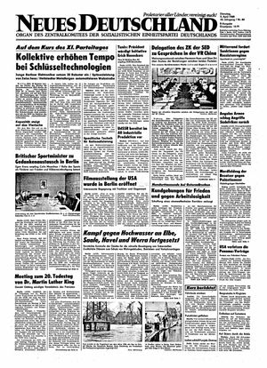 Neues Deutschland Online-Archiv on Apr 5, 1988