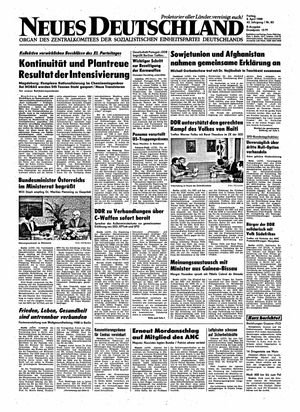 Neues Deutschland Online-Archiv vom 08.04.1988