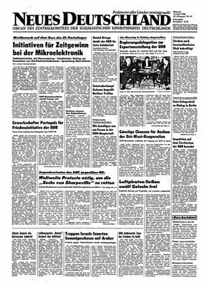 Neues Deutschland Online-Archiv vom 13.04.1988