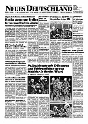 Neues Deutschland Online-Archiv vom 03.05.1988