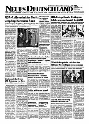 Neues Deutschland Online-Archiv vom 04.05.1988