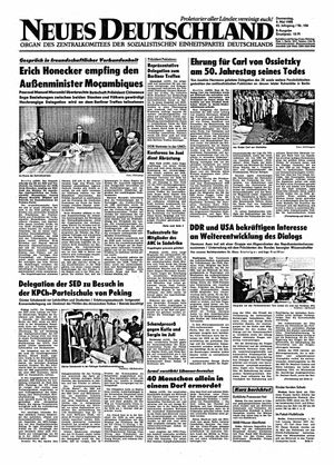 Neues Deutschland Online-Archiv vom 05.05.1988