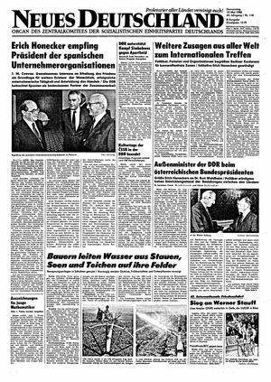 Neues Deutschland Online-Archiv vom 19.05.1988