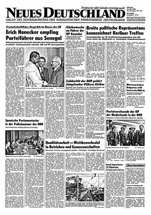 Neues Deutschland Online-Archiv vom 25.05.1988