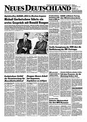 Neues Deutschland Online-Archiv vom 30.05.1988