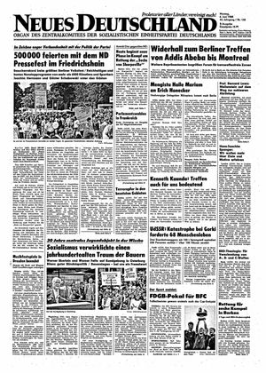 Neues Deutschland Online-Archiv vom 06.06.1988