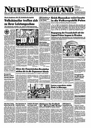 Neues Deutschland Online-Archiv vom 24.06.1988