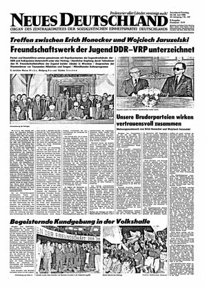 Neues Deutschland Online-Archiv vom 25.06.1988