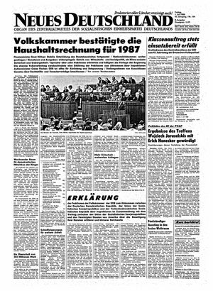 Neues Deutschland Online-Archiv on Jul 1, 1988