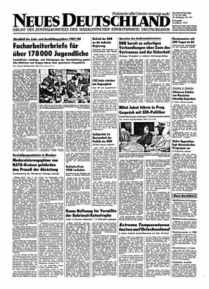 Neues Deutschland Online-Archiv vom 09.07.1988