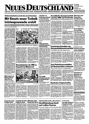 Neues Deutschland Online-Archiv vom 14.07.1988